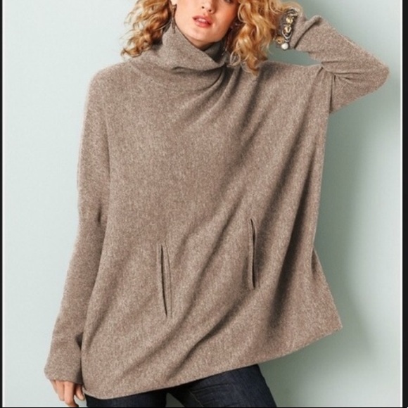 Garnet Hill Sweaters | Garnet Hill Oversized M Cashmere Wool Turtleneck S | Poshmark